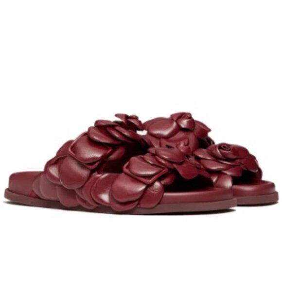 VALENTINO GARAVANI ATELIER 03 ROSE EDITION SLIDE SANDALS SIZE 36.5 NWT NIB - Picture 1 of 6